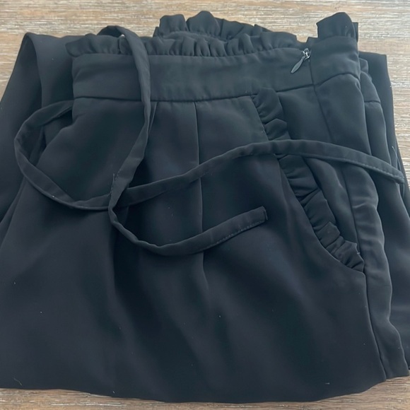 Storia,Black Lightweight Cocktail Pants, Pockets, Side Zip, Excellent Condition - Picture 4 of 10